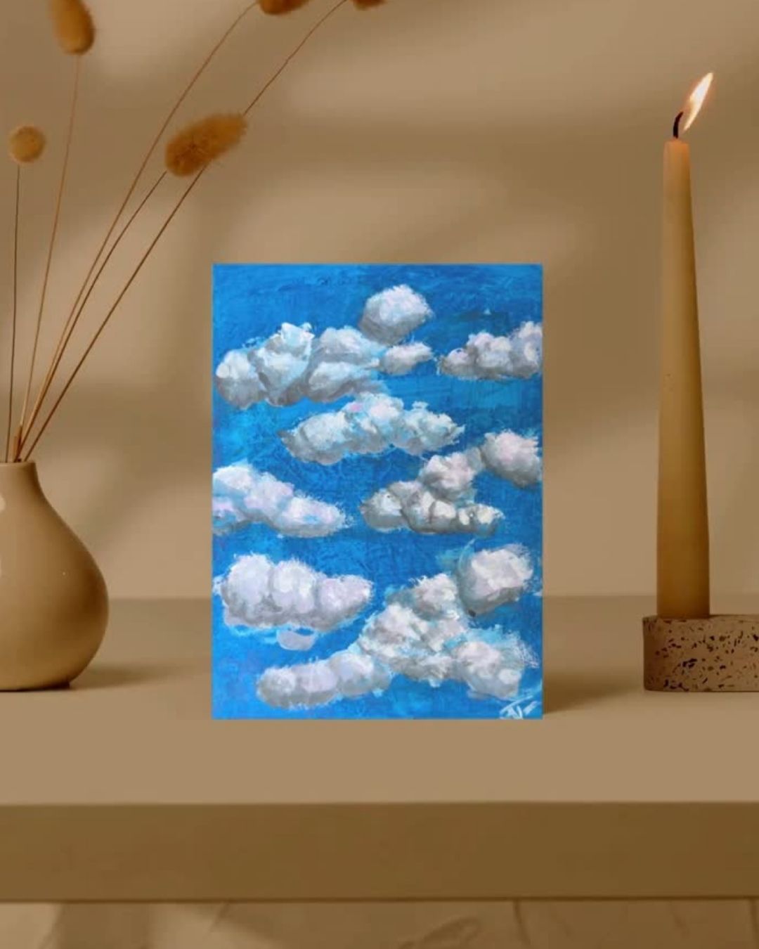 Violet Glow – Cloud Art Print