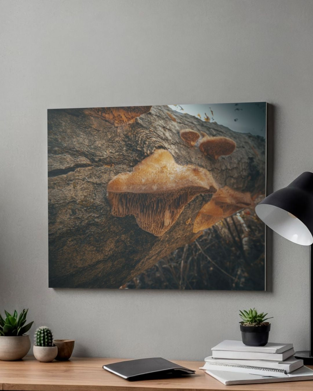 Hidden Growth – Mushroom Art Print | Forest Floor Collection