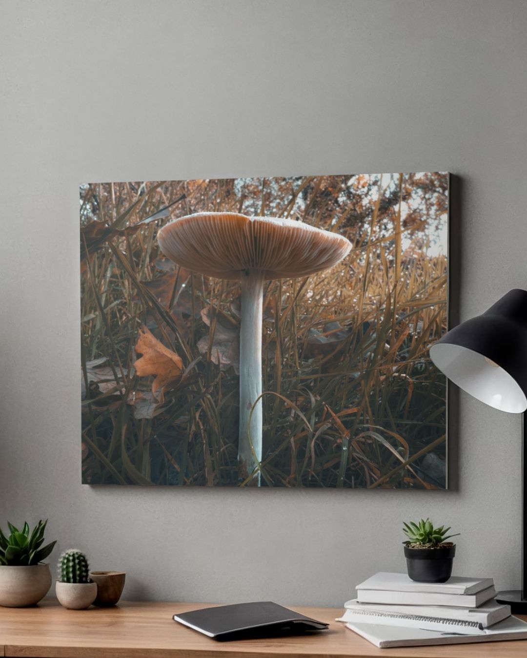 Under the Canopy – Mushroom Art Print | Forest Floor Collection