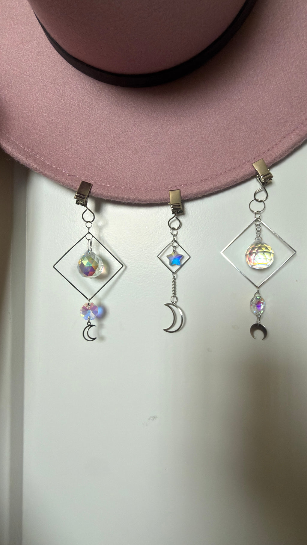 Moon Child  - Silver Sun Catcher Hat Clip Set — Limited Run (Pack of 3)