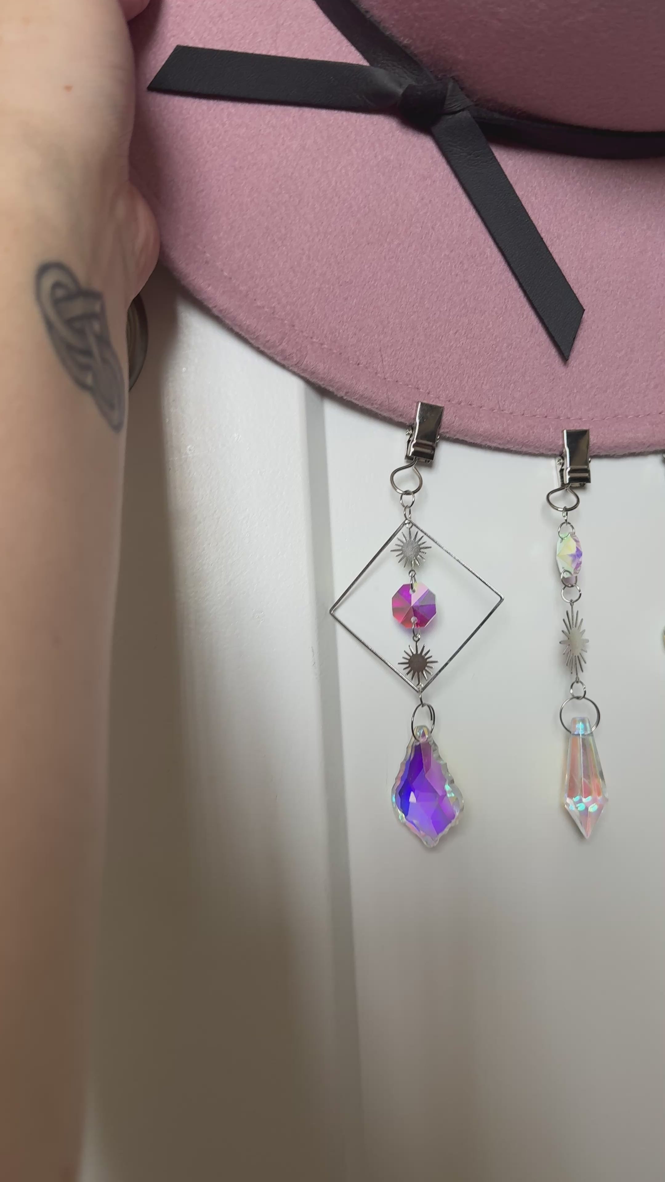 Sun God  - Silver Sun Catcher Hat Clip Set — Limited Run (Pack of 3)
